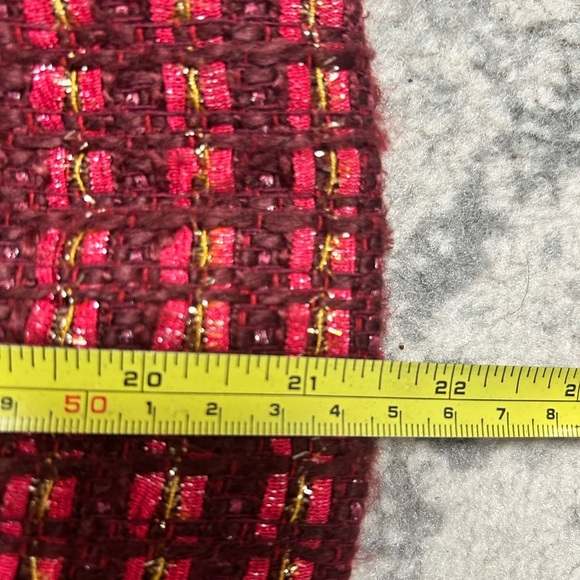 Tory Burch Victory Tweed Pencil Skirt in Dark Plum - 10​ - Picture 11 of 12